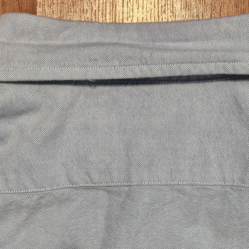 DANIEL CREMIEUX mens Short Sleeve Button Dress Shirt Size LARGE COLOR BLUE LL11 - Picture 9 of 16